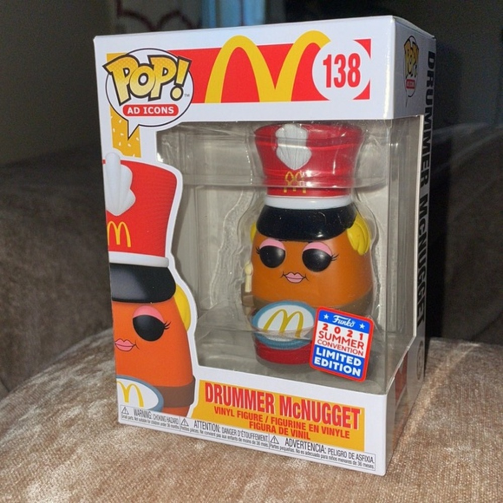 NIB - Limited Edition Funko Pop Ad Icons #138 - Drummer McNugget - McDonalds